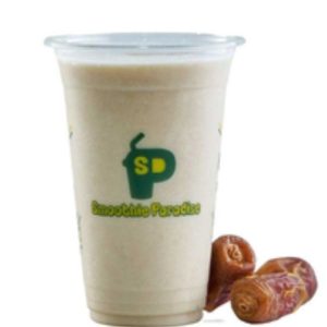 Fresh date juice with milk