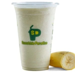 fresh banana and milk