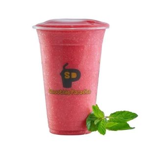 Strawberry with mint
