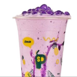 Blueberry milkshake